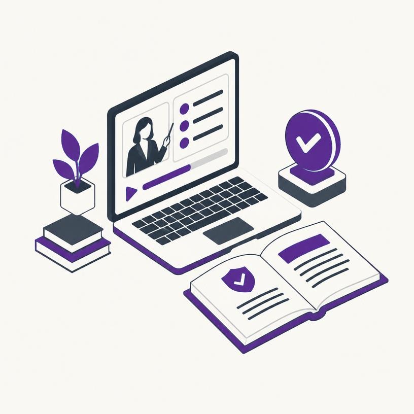 Ilustração da formação dos utilizadores do sistema de IA